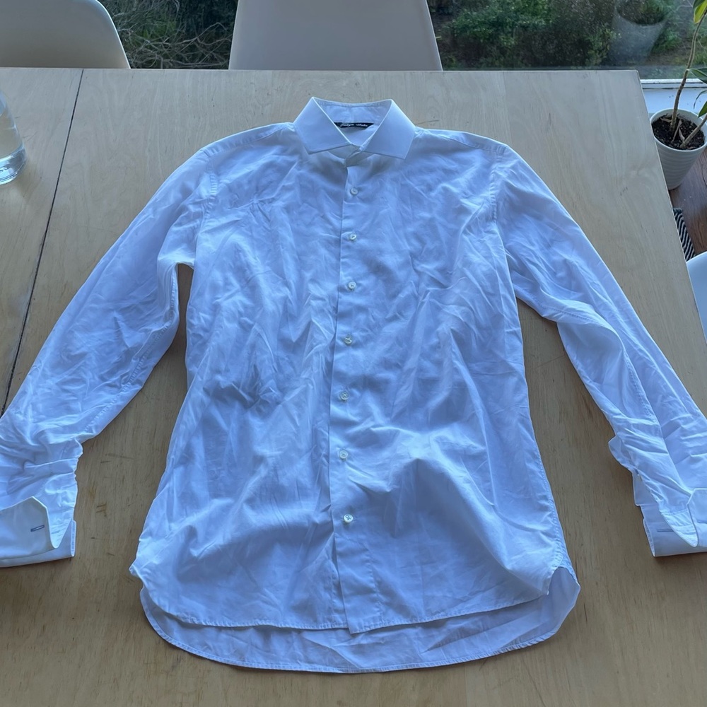 Custom made dress shirt size 40.